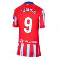 Camiseta Atletico Madrid Alexander Sorloth #9 Primera Equipación Replica 2024-25 para mujer mangas cortas